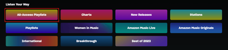 Amazon Music for Prime Users