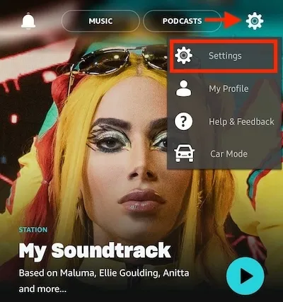 Cancel Amazon Music Unlimited on Android