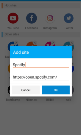 Add Spotify to iTubego