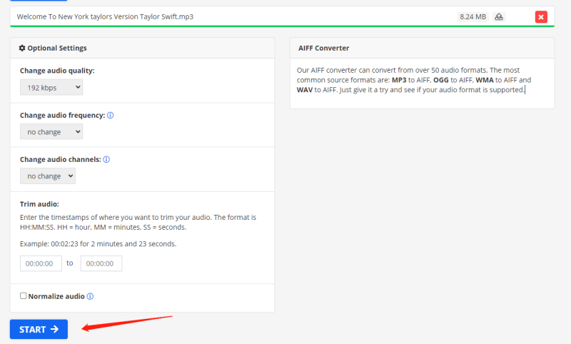 Convert YouTube to AIFF with Online Converter