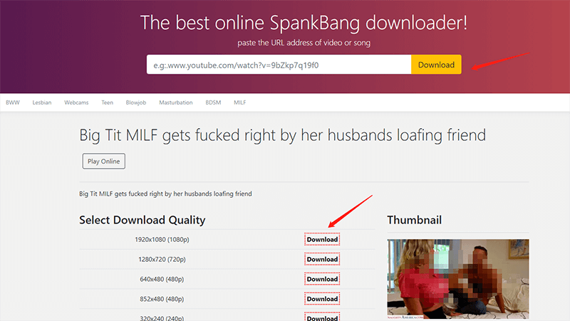 Spankbang Downloader