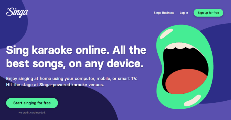 Download Karaoke Songs on Singa