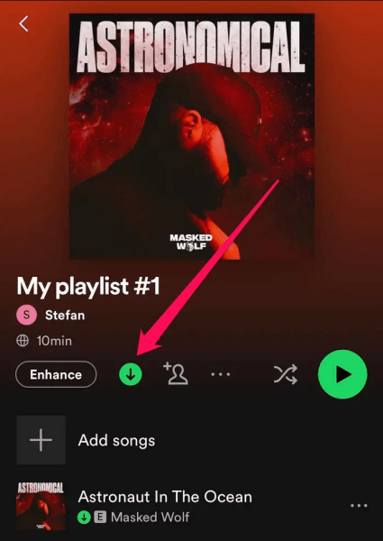 Spotify Download on Android
