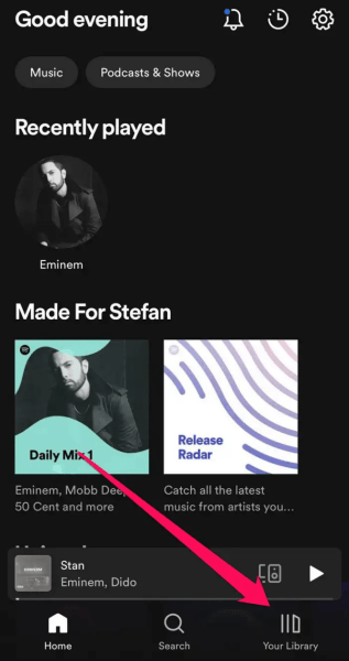 Access Spotify Library on Android