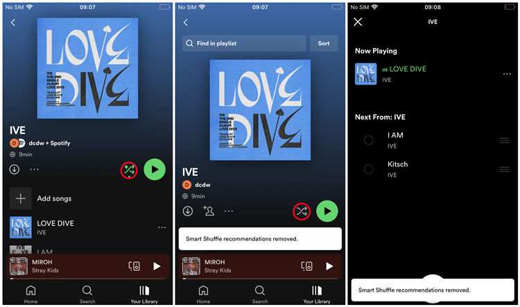 Spotify Turn Off Smart Shuffle iOS