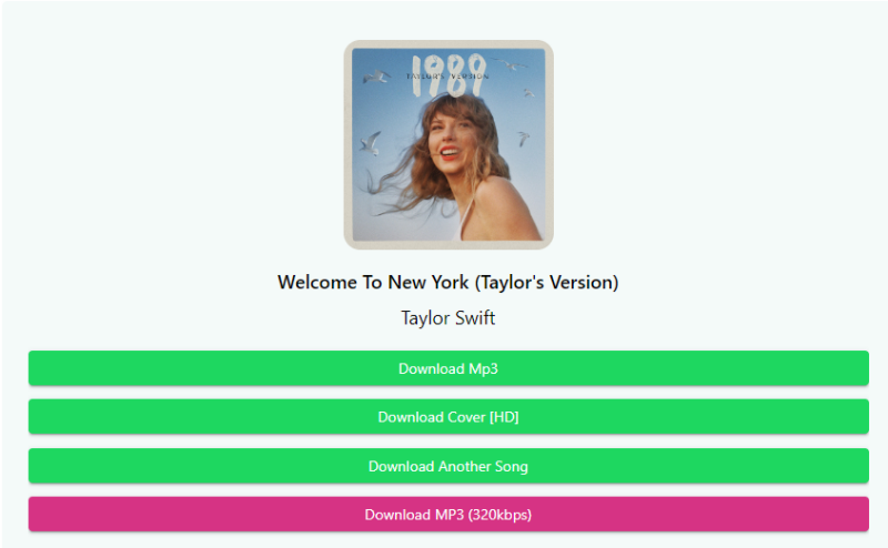 Download Music from Spotify Via SpotifyMate