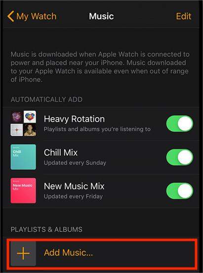 Sync Spotify to Apple Watch