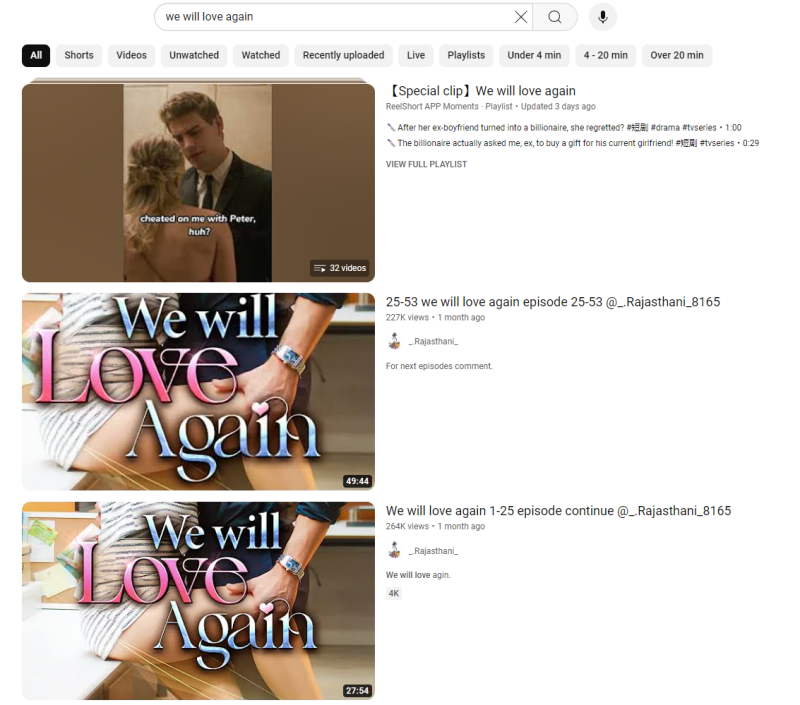 Watch We Will Love Again on YouTube