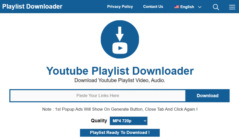 YouTube Playlist Downloader